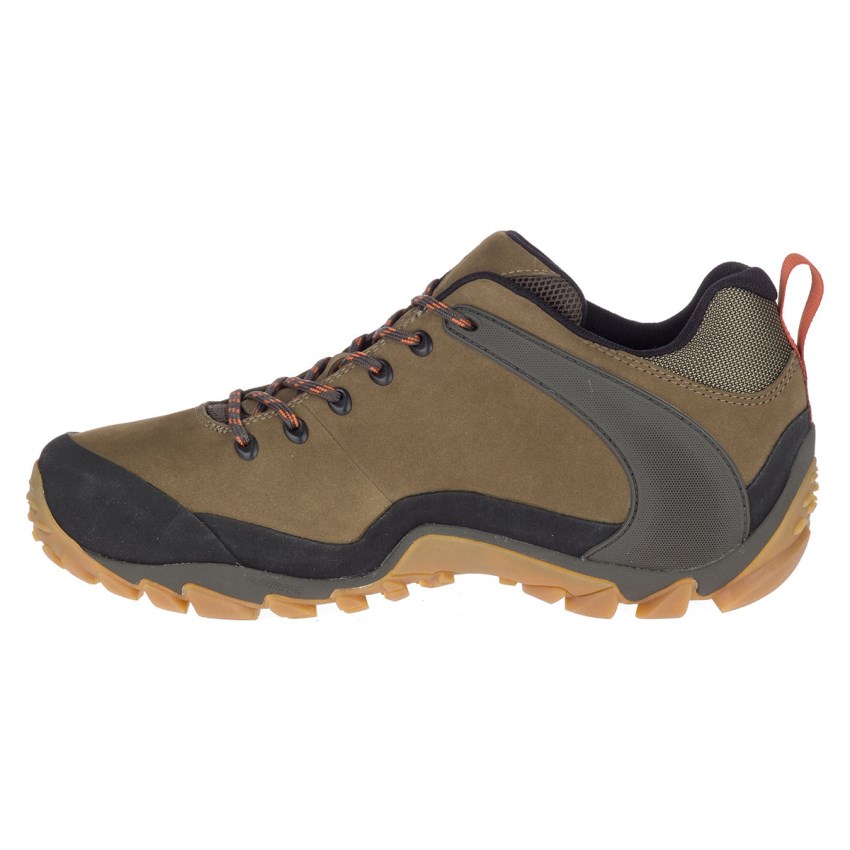 Chaussures Randonnée Merrell Chameleon 8 Stretch Waterproof Vert Foncé Olive Homme | B.C.SWVC